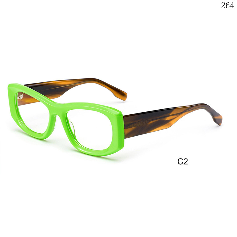 Dachuan Optical H2821 China Supplier New Fashion Acetate Spectacle Frames Lentes with Metal Hinges (7)