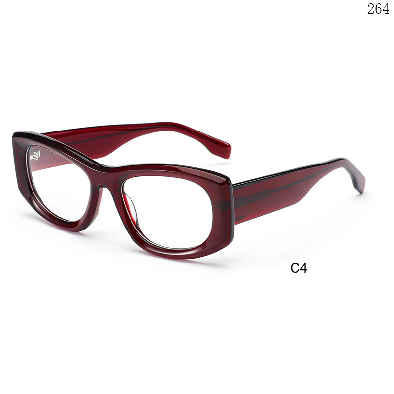 Dachuan Optical H2821 China Supplier New Fashion Acetate Spectacle Frames Lentes with Metal Hinges (9)