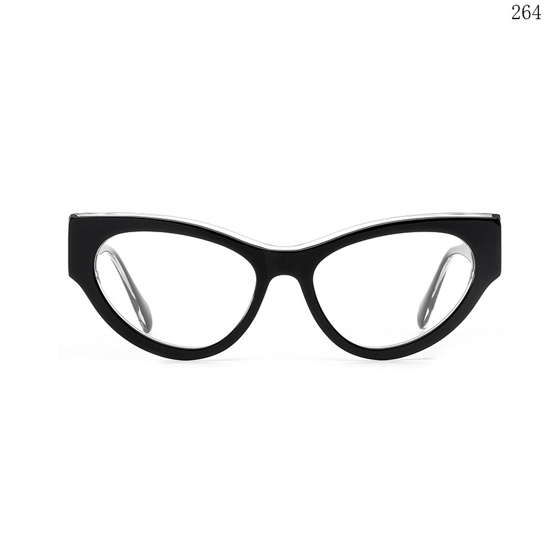 Dachuan Optical H2831 China Supplier Hot Selling Acetate Spectacle Frames Lentes with Cateye Shape (1)