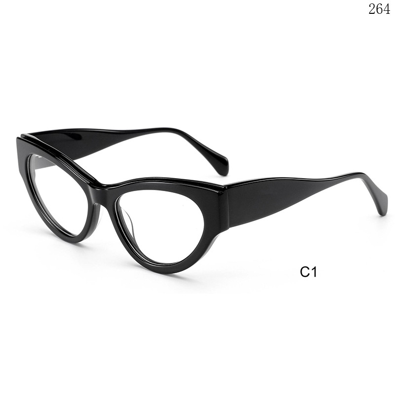 Dachuan Optical H2831 China Supplier Hot Selling Acetate Spectacle Frames Lentes with Cateye Shape (6)