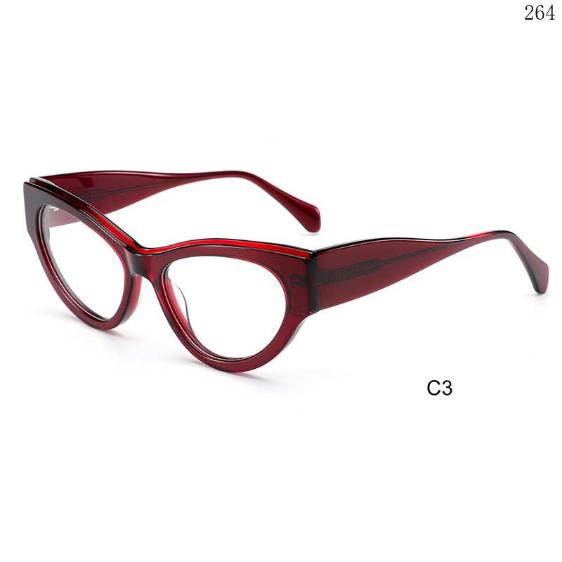 Dachuan Optical H2831 China Supplier Hot Selling Acetate Spectacle Frames Lentes with Cateye Shape (8)