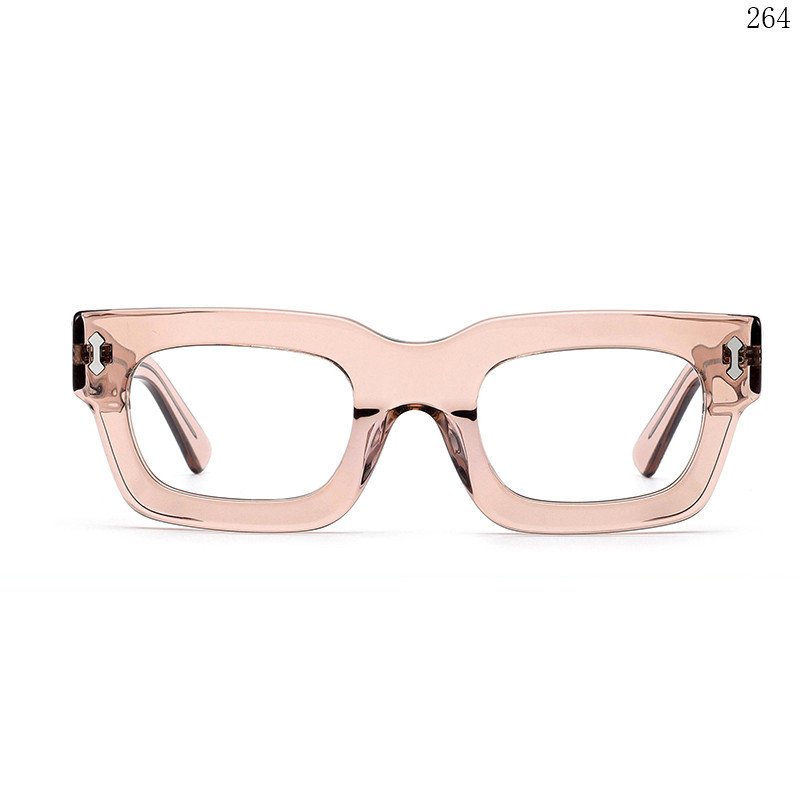 Dachuan Optical H2844 China Supplier New Trends Acetate Eyewear Frames Optical Lentes with Thick Frame (1)