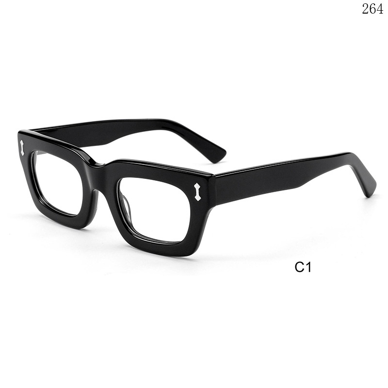 Dachuan Optical H2844 China Supplier New Trends Acetate Eyewear Frames Optical Lentes with Thick Frame (6)