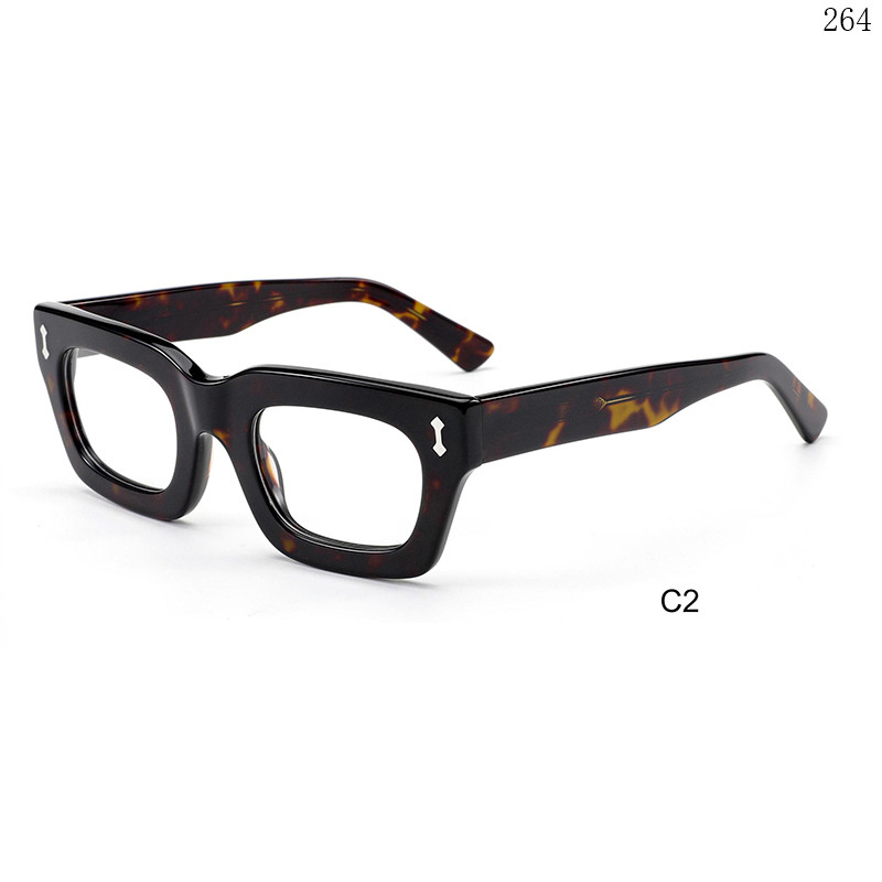 Dachuan Optical H2844 China Supplier New Trends Acetate Eyewear Frames Optical Lentes with Thick Frame (7)