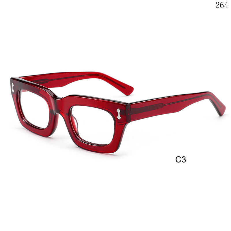 Dachuan Optical H2844 China Supplier New Trends Acetate Eyewear Frames Optical Lentes with Thick Frame (8)