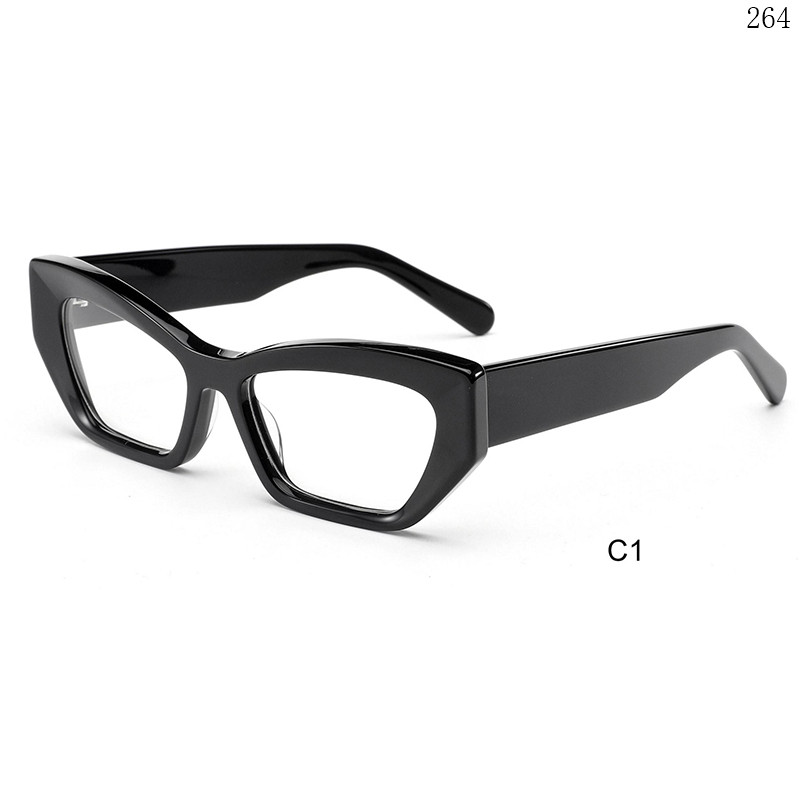 Dachuan Optical H2856 China Supplier New Trendy Design Acetate Optical Eyewear Eyeglasses with Cat Eye Shape (6)