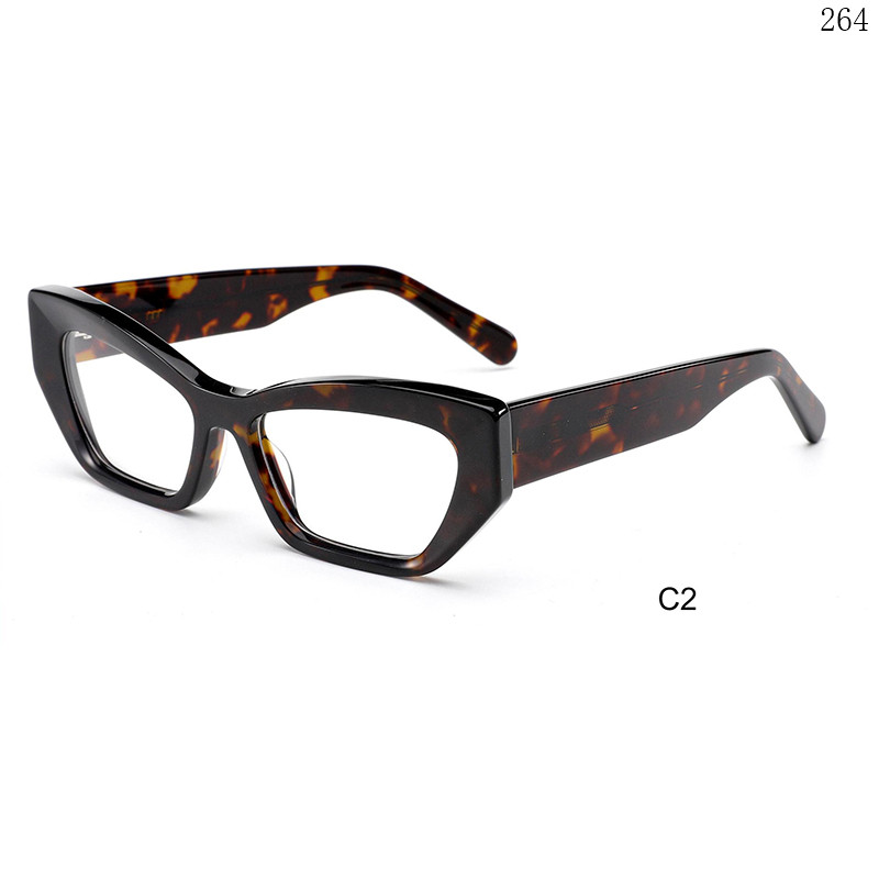 Dachuan Optical H2856 China Supplier New Trendy Design Acetate Optical Eyewear Eyeglasses with Cat Eye Shape (7)