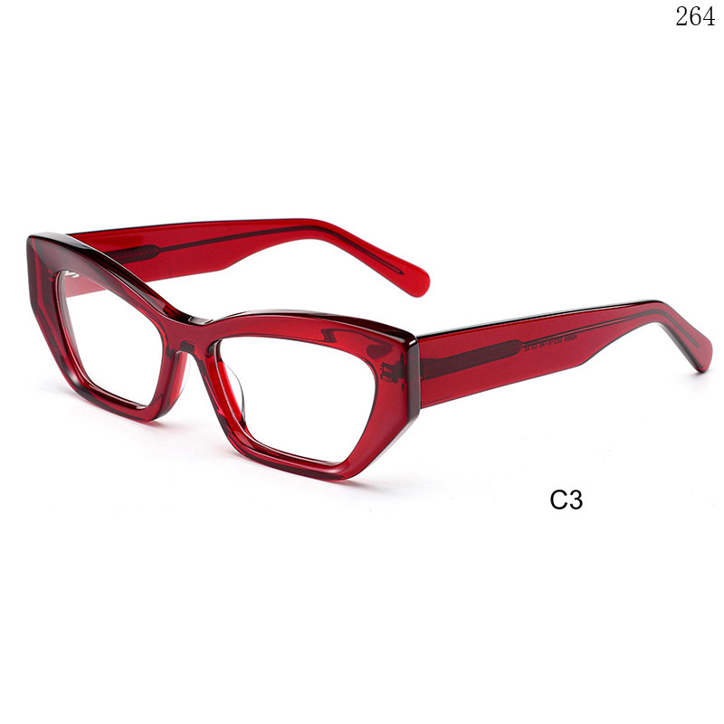 Dachuan Optical H2856 China Supplier New Trendy Design Acetate Optical Eyewear Eyeglasses with Cat Eye Shape (8)