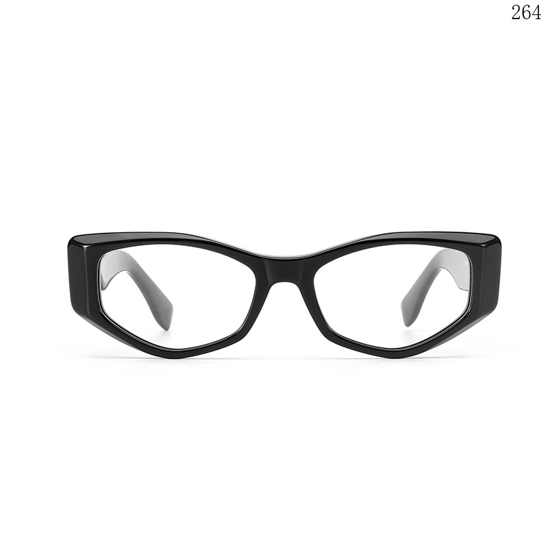 Dachuan Optical H2861 China Supplier Unisex Fashionable Acetate Optical Glasses Lunettes Optiques with Metal Hinges (1)