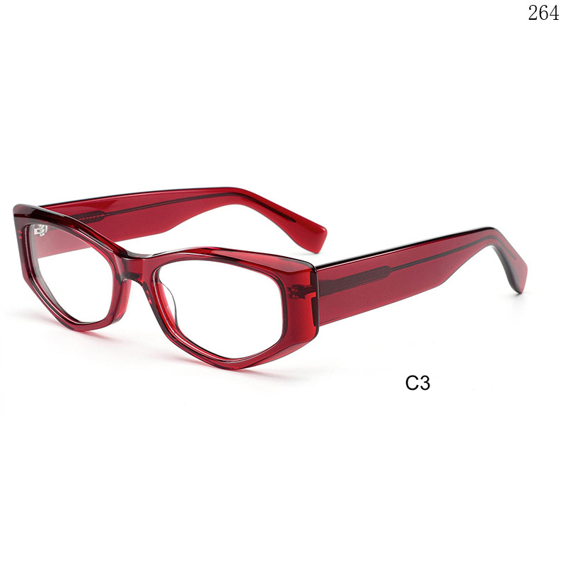 Dachuan Optical H2861 China Supplier Unisex Fashionable Acetate Optical Glasses Lunettes Optiques with Metal Hinges (7)