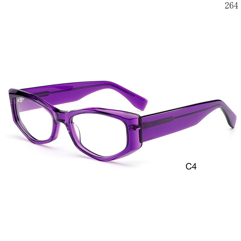 Dachuan Optical H2861 China Supplier Unisex Fashionable Acetate Optical Glasses Lunettes Optiques with Metal Hinges (8)