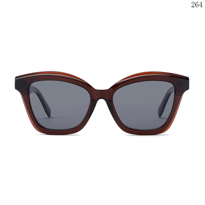 Dachuan Optical HS2823 China Supplier Fashionable Acetate Occhiali da sole Sun Shades with Oversized Frame (1)