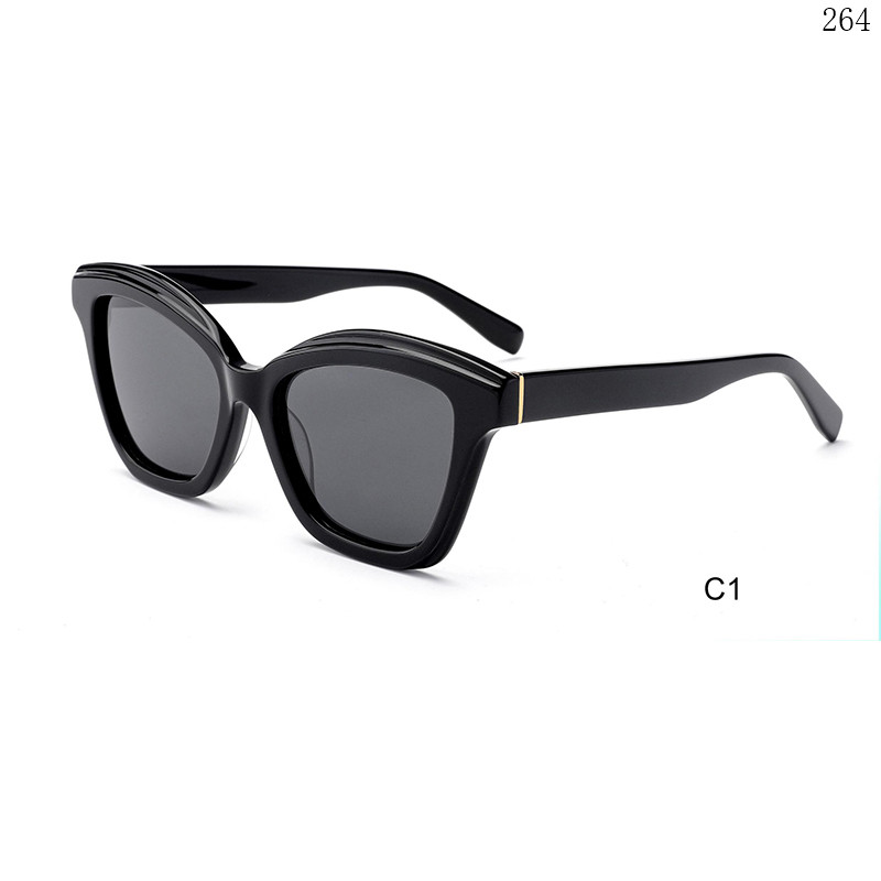 Dachuan Optical HS2823 China Supplier Fashionable Acetate Occhiali da sole Sun Shades with Oversized Frame (6)