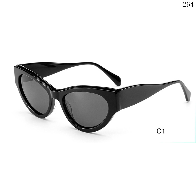 Dachuan Optical HS2831 China Supplier Trendy Cateye Acetate Sunglasses Sun Shades with Custom Logo (7)