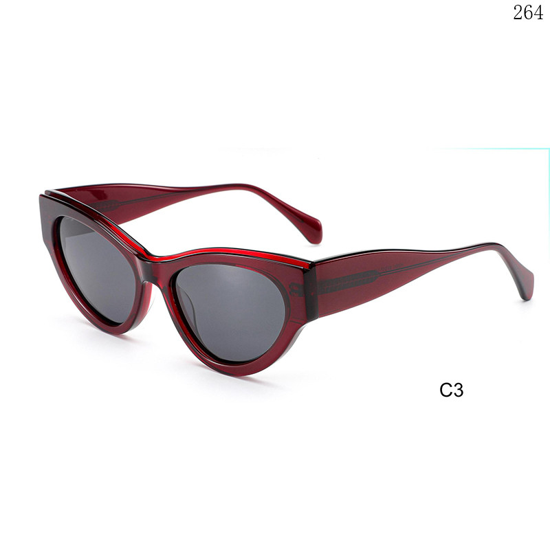 Dachuan Optical HS2831 China Supplier Trendy Cateye Acetate Sunglasses Sun Shades with Custom Logo (9)