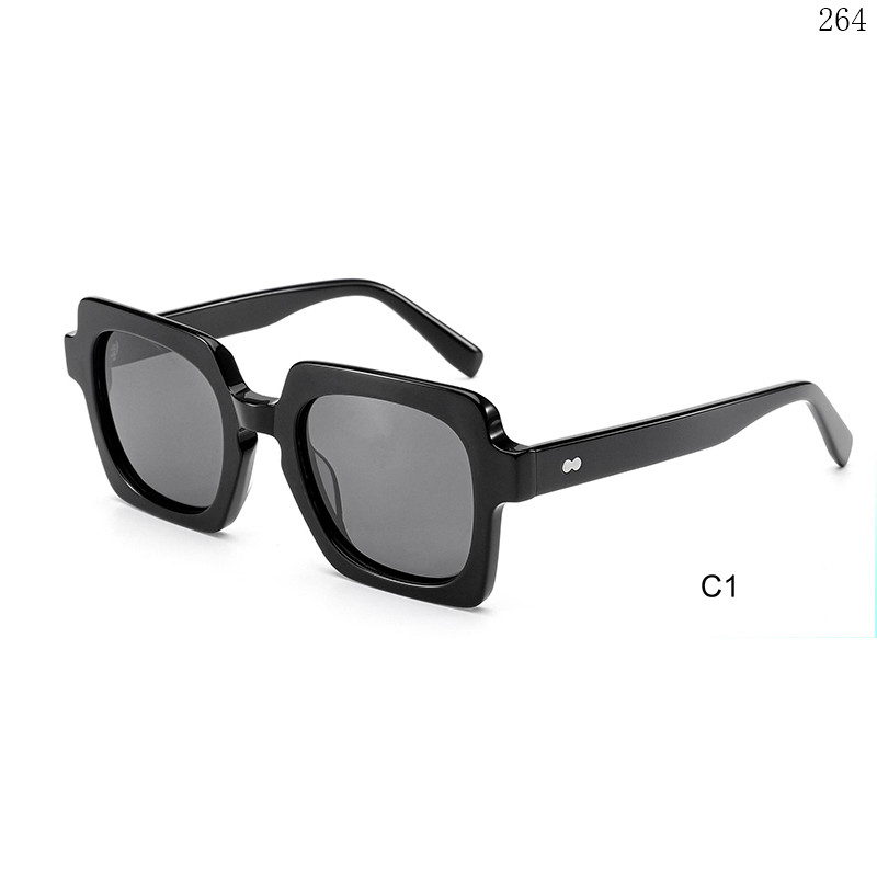 Dachuan Optical HS2832 China Supplier Oversized Shape Acetate Sunglasses Sun Shades with Metal Hinges (6)