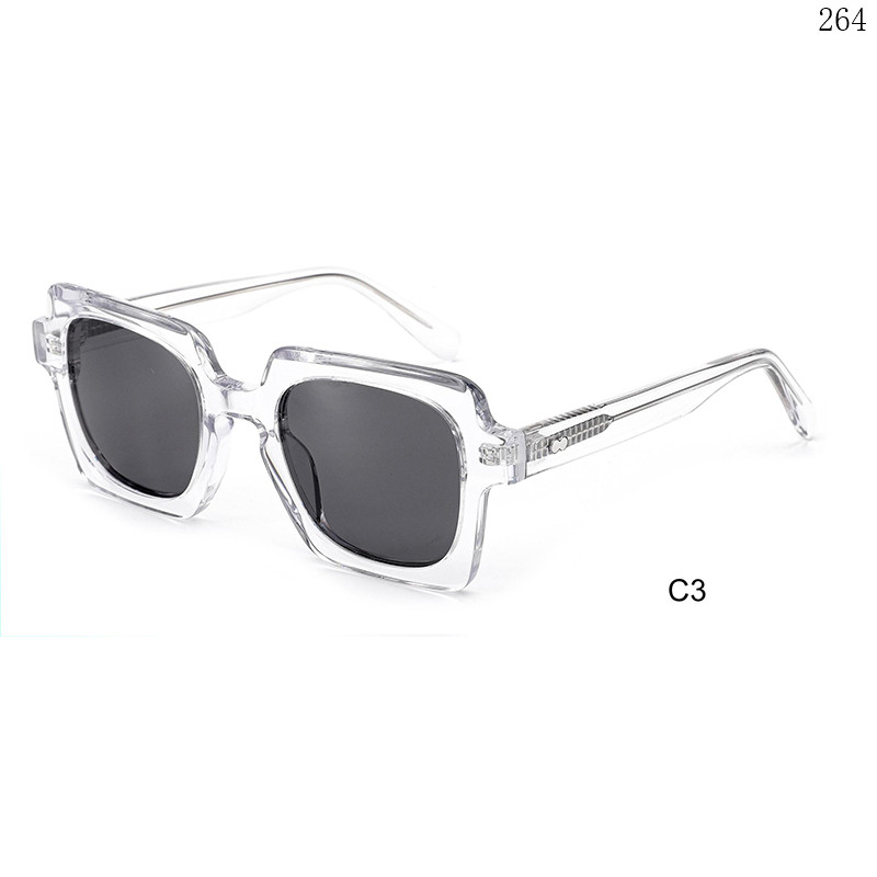 Dachuan Optical HS2832 China Supplier Oversized Shape Acetate Sunglasses Sun Shades with Metal Hinges (7)