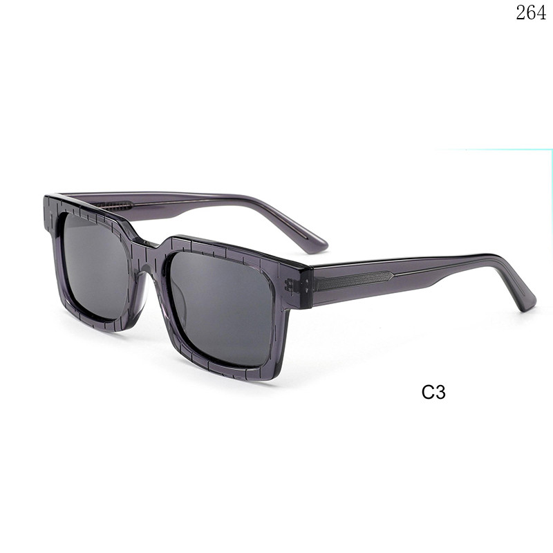 Dachuan Optical HS2840 China Supplier Casual Style Acetate Occhiali da sole Sunglasses with Metal Hinges (8)