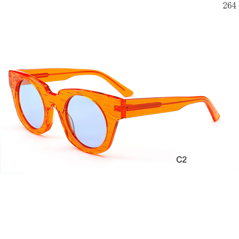 Dachuan Optical HS2841 China Supplier Vintage Design Acetate Occhiali da sole Sunglasses with UV400 Lens (7)