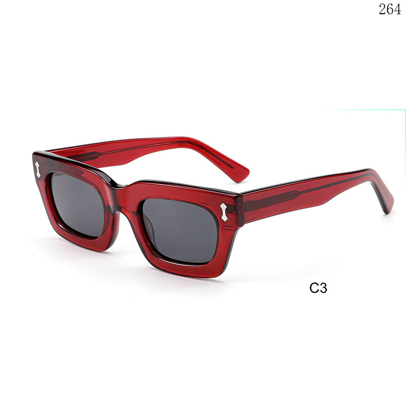 Dachuan Optical HS2844 China Supplier New Fashion Acetate Occhiali da sole Sunglasses with Metal Hinges (8)