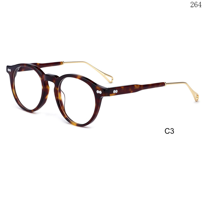 Dachuan Optical M1101 China Supplier Retro Vintage Acetate Optical Frames with Pattern Frame (9)