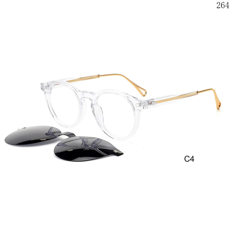 Dachuan Optical M1101S China Supplier Retro Design Clip On Eyeglass Frames with Accept Custom (11)