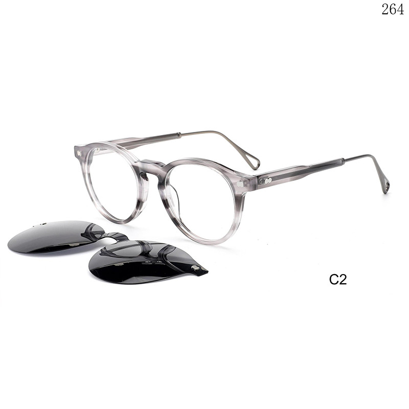 Dachuan Optical M1101S China Supplier Retro Design Clip On Eyeglass Frames with Accept Custom (9)