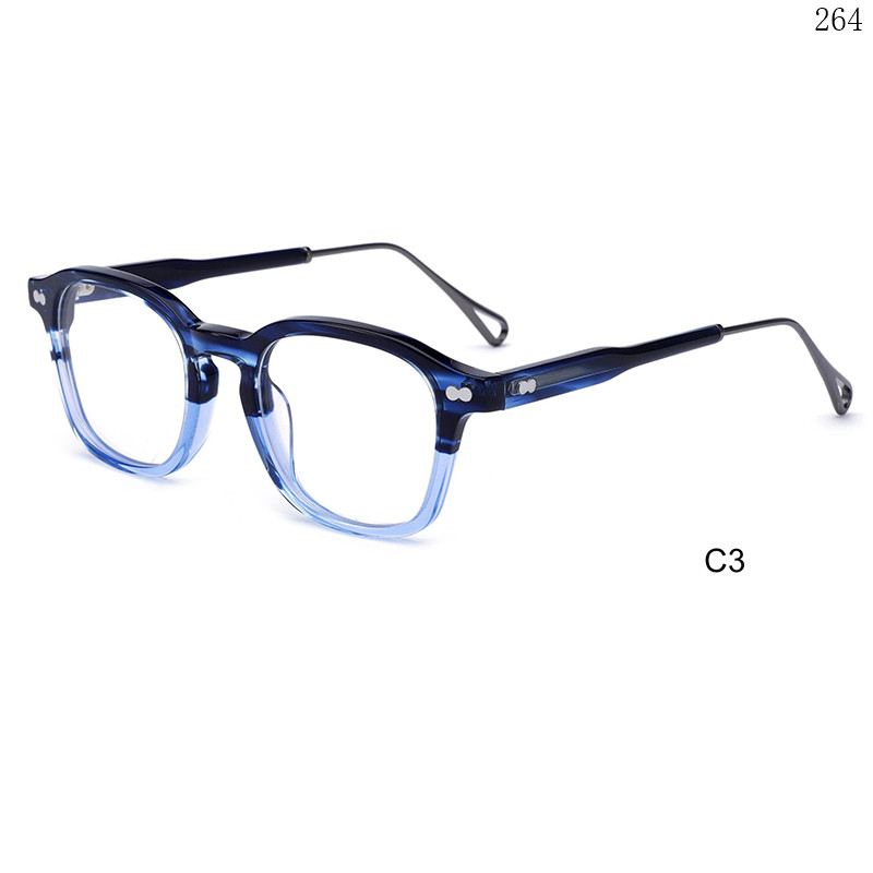 Dachuan Optical M1102 China Supplier Special Design Acetate Eyewear Frames with Metal Legs (9)