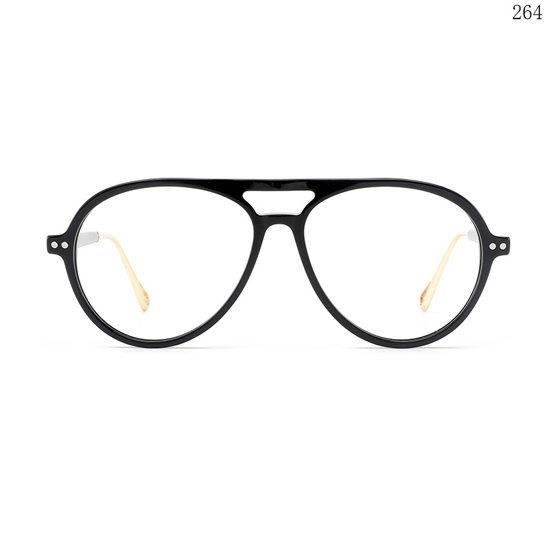 Dachuan Optical M1103S China Supplier Modern Design Clip On Spectacle Frames with Aviator Frame (2)