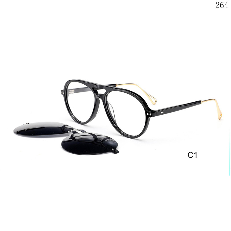 Dachuan Optical M1103S China Supplier Modern Design Clip On Spectacle Frames with Aviator Frame (8)