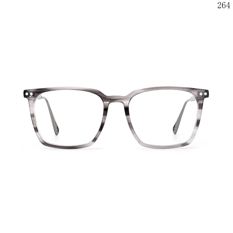 Dachuan Optical M1104S China Supplier Square Frame Clip On Spectacle Frames with Multicolored (2)