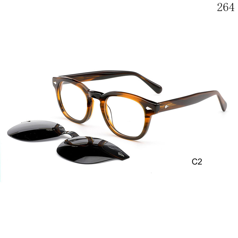 Dachuan Optical M1107S China Supplier Fashion Design Clip On Spectacle Frames with Metal Spring Hinge (10)