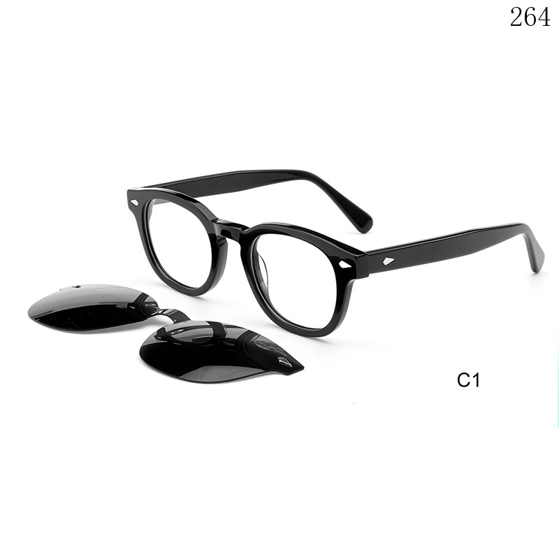 Dachuan Optical M1107S China Supplier Fashion Design Clip On Spectacle Frames with Metal Spring Hinge (9)