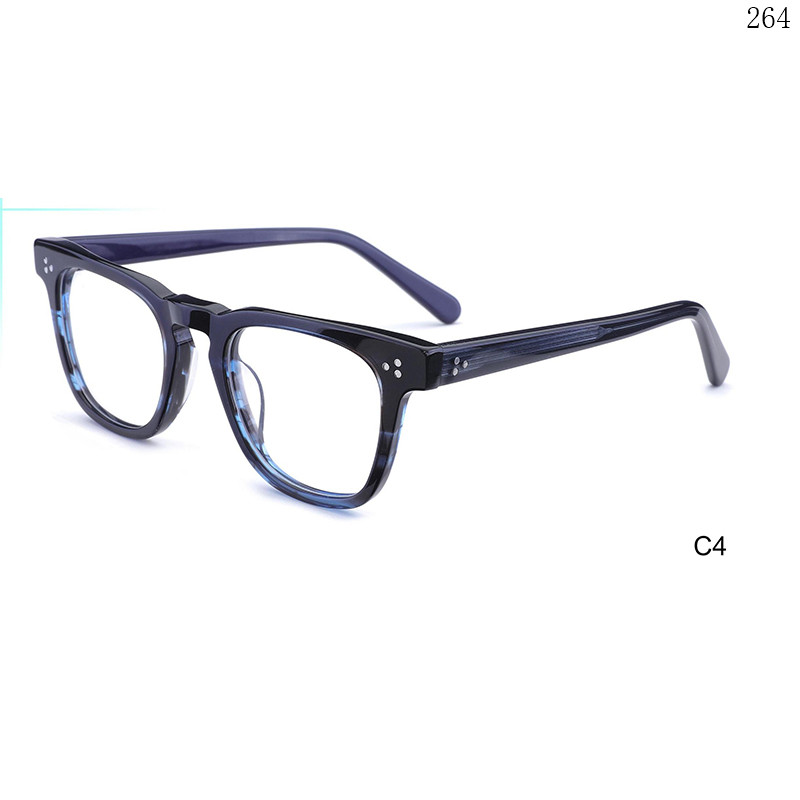 Dachuan Optical M1108 China Supplier Simple Design Acetate Spectacle Frames with Metal Hinge (10)