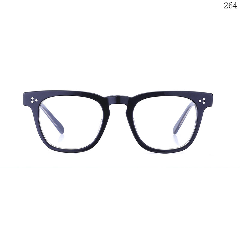 Dachuan Optical M1108 China Supplier Simple Design Acetate Spectacle Frames with Metal Hinge (2)