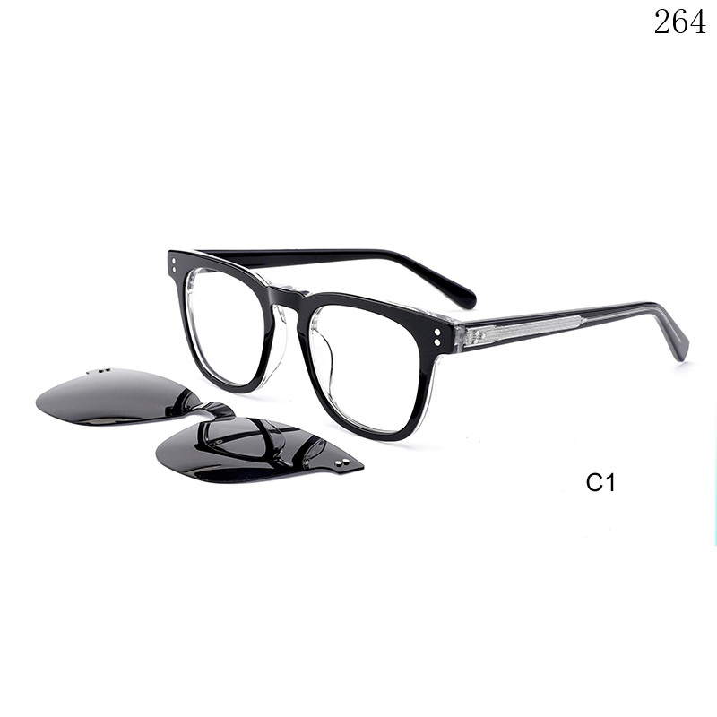 Dachuan Optical M1108S China Supplier New Arrive Clip On Spectacle Frames with Pattern Color (8)