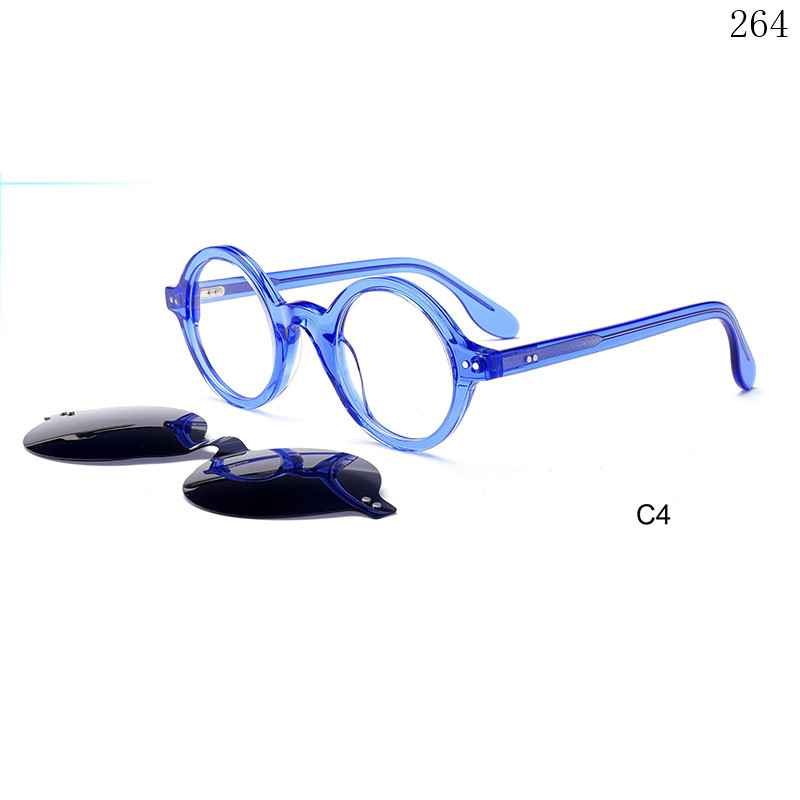 Dachuan Optical M1114S China Supplier New Trend Clip On Optical Eyewear with Round Frame (11)