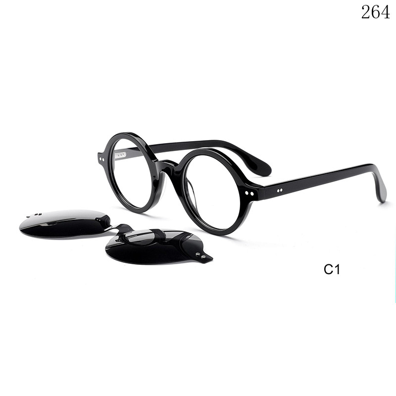 Dachuan Optical M1114S China Supplier New Trend Clip On Optical Eyewear with Round Frame (8)