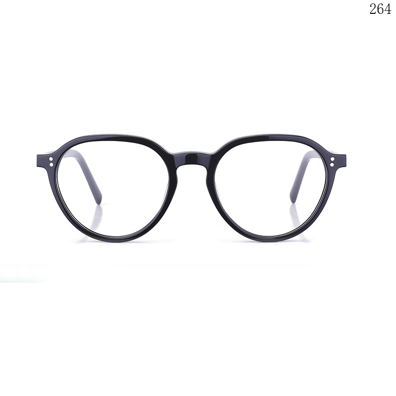 Dachuan Optical M1121 China Supplier Fashion Design Acetate Optical Eyewear with Transparent Color (2)