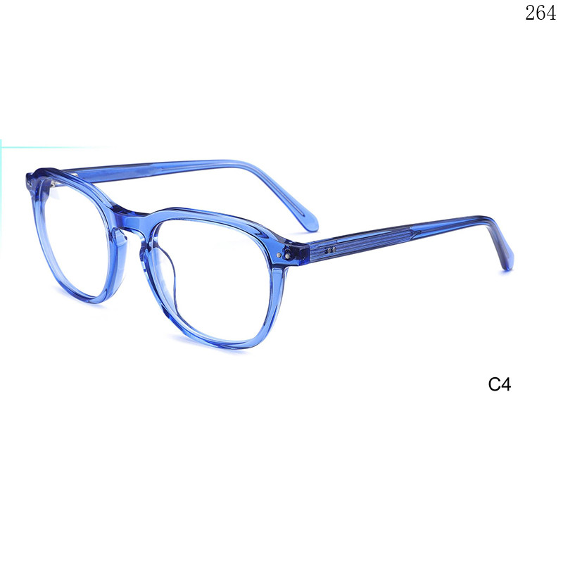 Dachuan Optical M1122 China Supplier Fashion Design Acetate Optical Eyewear with Transparent Color (10)