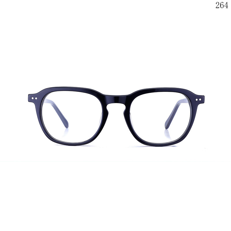 Dachuan Optical M1122 China Supplier Fashion Design Acetate Optical Eyewear with Transparent Color (2)