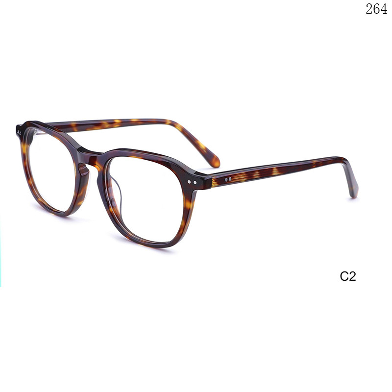 Dachuan Optical M1122 China Supplier Fashion Design Acetate Optical Eyewear with Transparent Color (8)