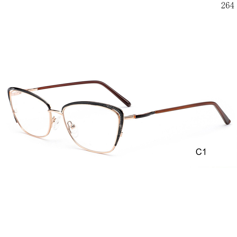 Dachuan Optical RP9003 China Supplier Women Design Metal Eyewear Frames with Cateye Frame (7)