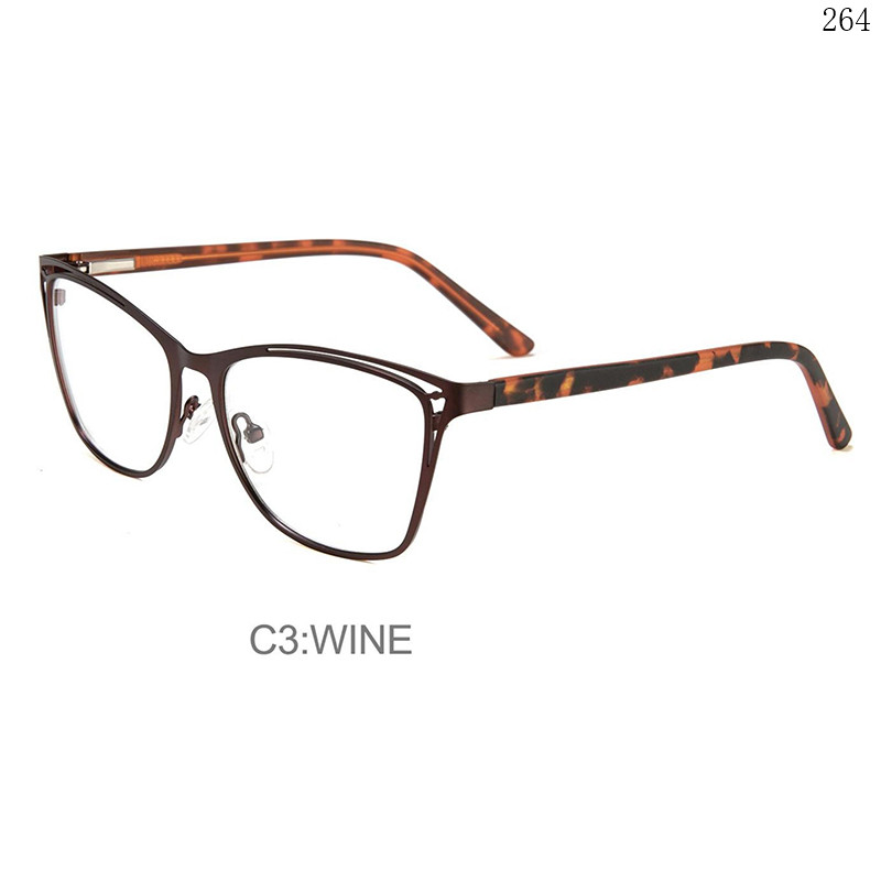 Dachuan Optical RP9005 China Supplier Colorful Design Metal Eyewear Frames with Cateye Frame (7)