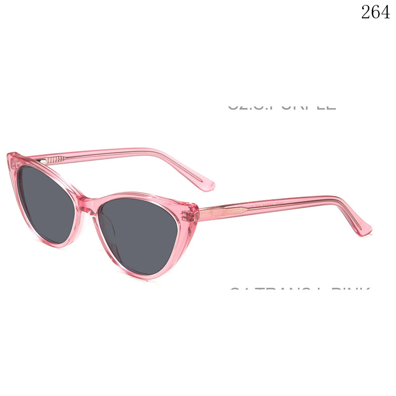 Dachuan Optical S2121 China Supplier New Trend Children Acetate Sunglass Shades with Cateye Frame (9)