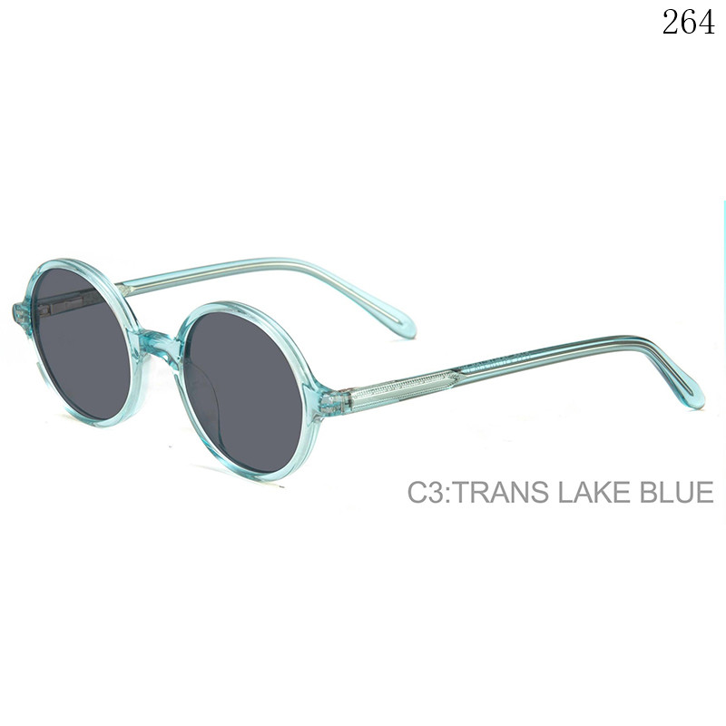 Dachuan Optical S2122 China Supplier Hot Fashion Children Acetate Sunglass Shades with Round Frame (8)