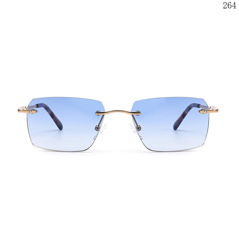 Dachuan Optical S25630 China Supplier High Quality Rimless Sunglass Frame with Custom Logo (1)