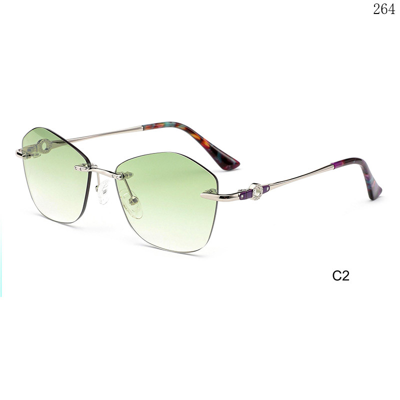 Dachuan Optical S25636 China Supplier Best Sale Rimless Shades Sunglasses with New Design (7)