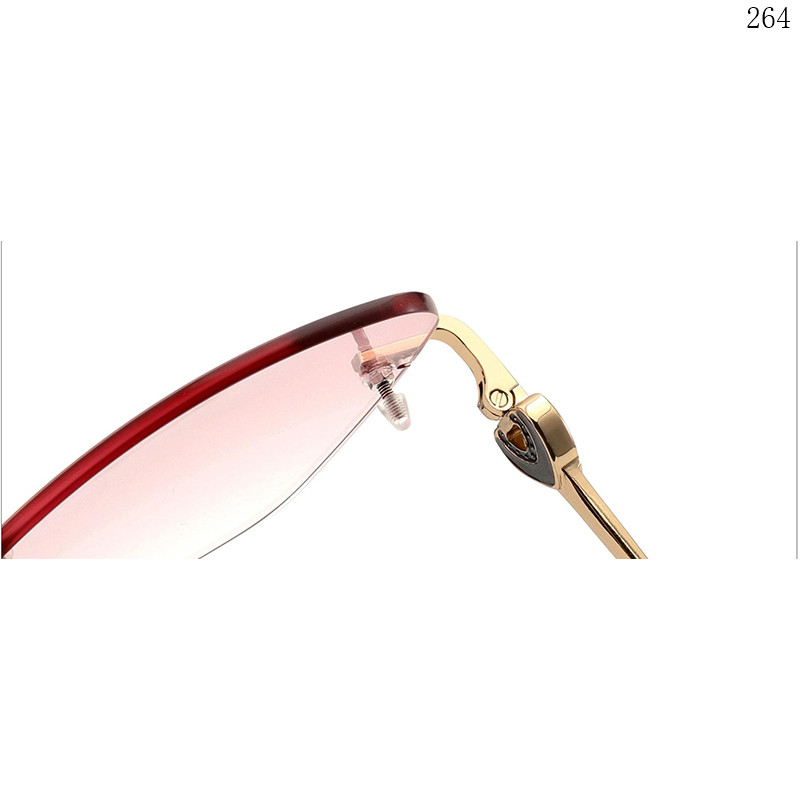 Dachuan Optical S25638 China Supplier Hot Sale Rimless Shades Sunglasses with Your Logo (5)