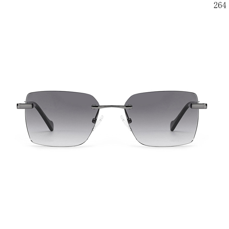 Dachuan Optical S25646 China Supplier Fashionable Rimless Shades Sunglasses with Small Orders (2)